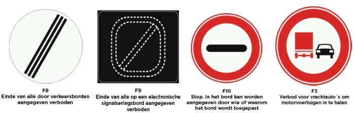 borden categorie f - overige geboden en verboden 2